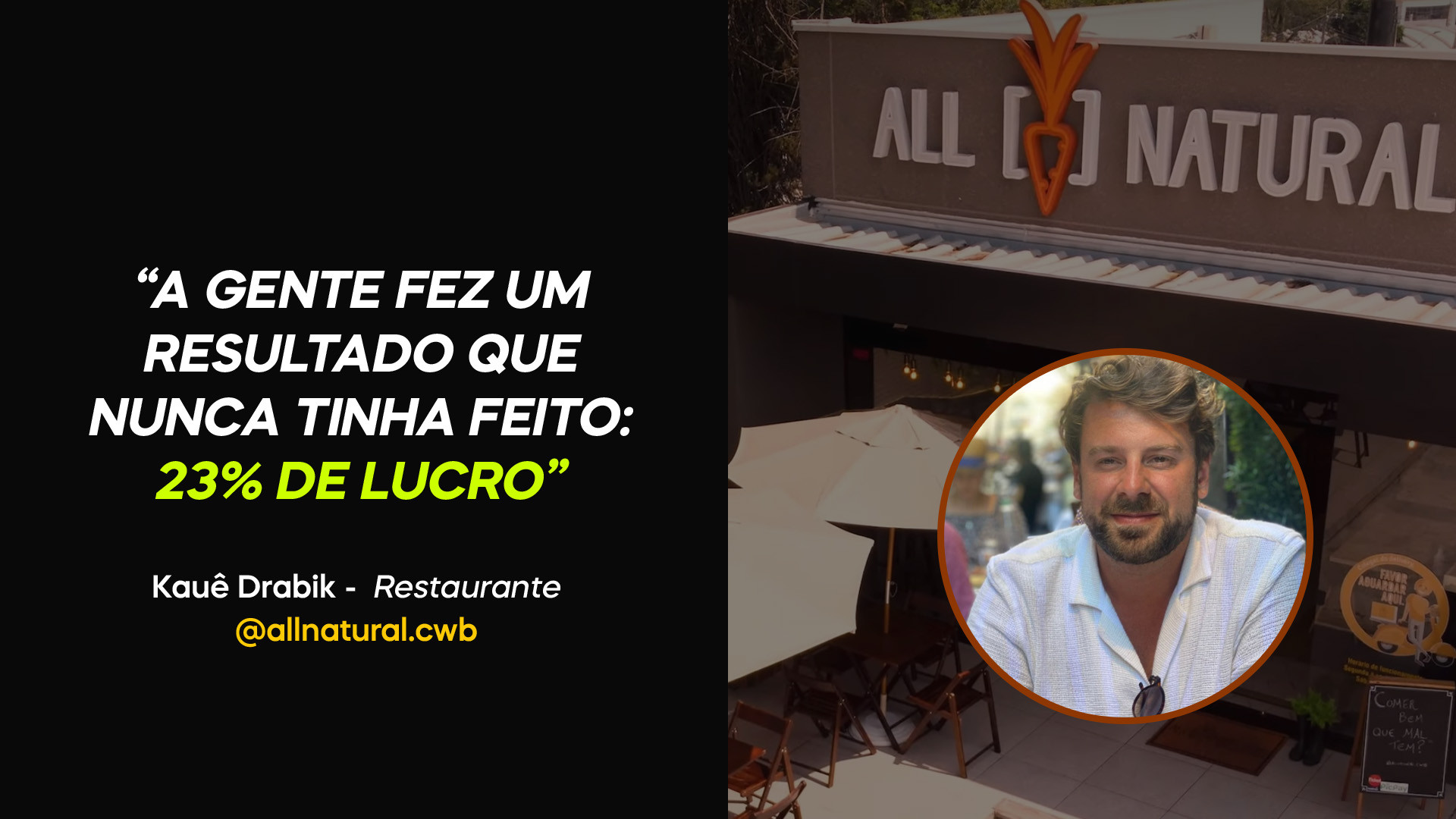 Depoimento de cliente