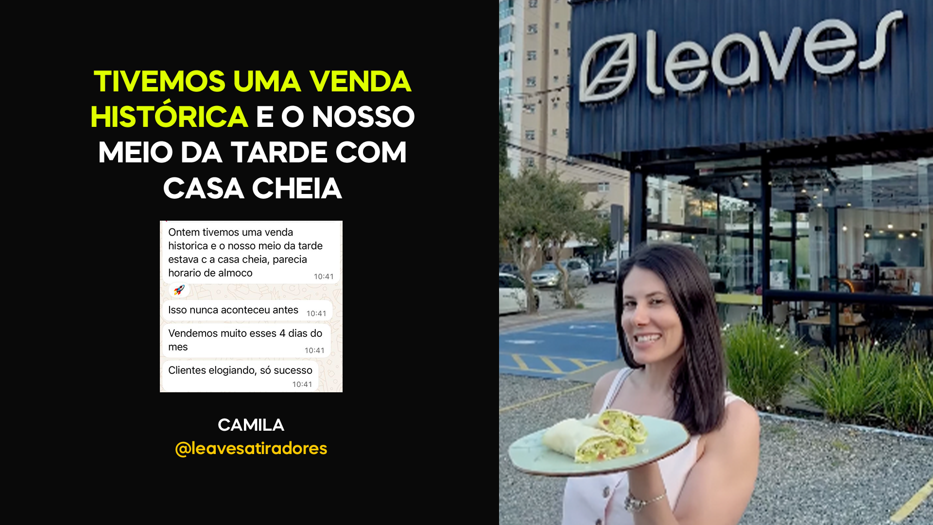 Depoimento de cliente